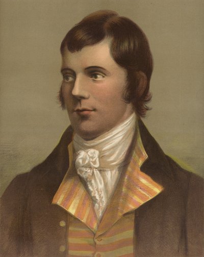 Robert Burns (cromolitografia) de English School