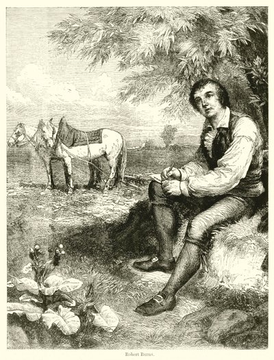 Robert Burns (gravura) de English School