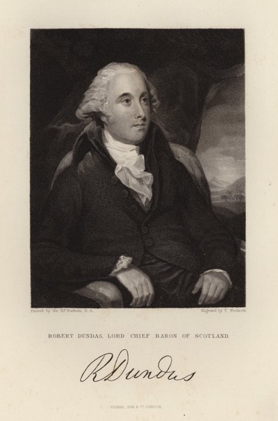 Robert Dundas Lord Baron da Escócia de English School