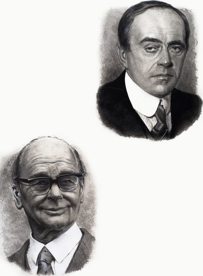 Robert Falcon Scott e Peter Scott de English School