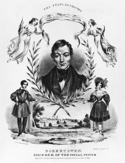 Robert Owen (1771-1858) de English School