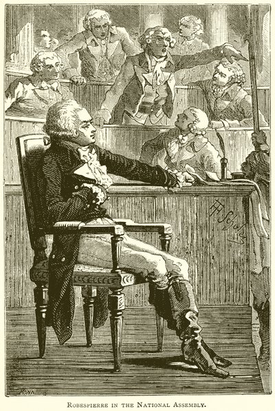 Robespierre na Assembleia Nacional de English School