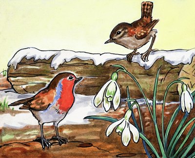 Robin Redbreast e Jenny Wren de English School