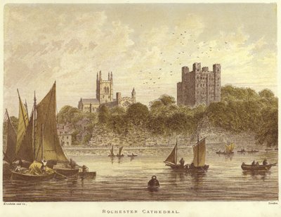 Catedral de Rochester, em Rochester de English School