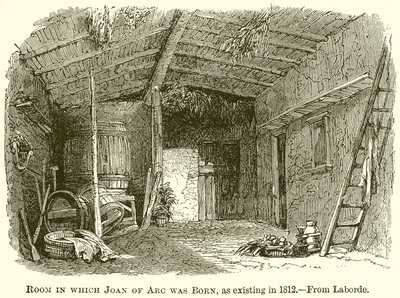 Sala em que Joana d&39;Arc nasceu, como Existente em 1812 de English School