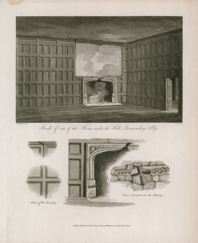 Quarto sob o Hall, Bermondsey Abbey de English School