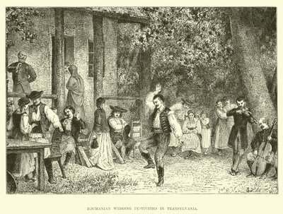 Festas de casamento romeno na Transilvânia de English School