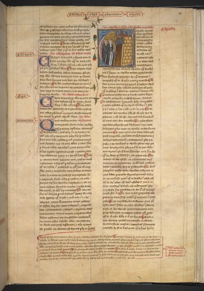 Royal 6 E VI, f. 232, Capella (Capela), c.1360-75 (vellum) de English School