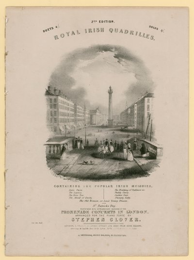 Royal Irish Quadrilles (gravura) de English School