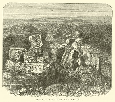 Ruínas em Tell Hum, Cafarnaum de English School