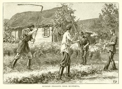 Camponeses russos perto de Kuntsevo de English School