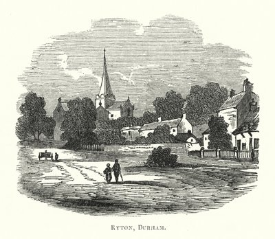 Ryton, Durham (gravura) de English School