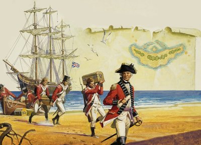 Marinheiros com tesouro de English School
