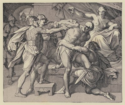 A queda de Sansão (gravura) de English School