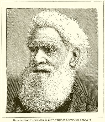 Samuel Bowly (presidente da Liga Nacional de Temperança) de English School