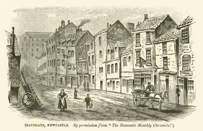 Sandgate, Newcastle (gravura) de English School