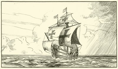 Santa Maria (tinta no papel) de English School