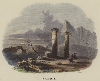 Sardis (gravura colorida) de English School