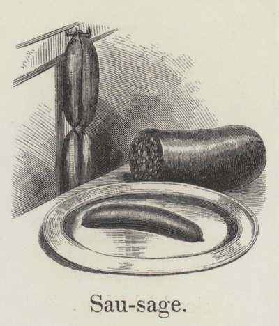 Salsicha (gravura) de English School