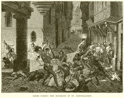 Cena durante o Massacre de São Bartolomeu de English School