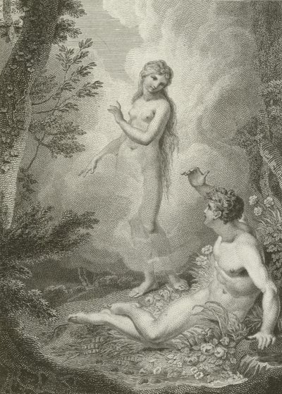 Cena do Paraíso Perdido, de John Milton de English School