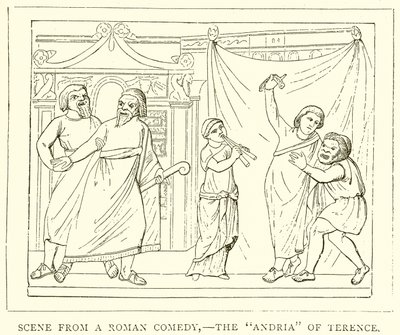 Cena de uma comédia romana - The Andria of Terence de English School