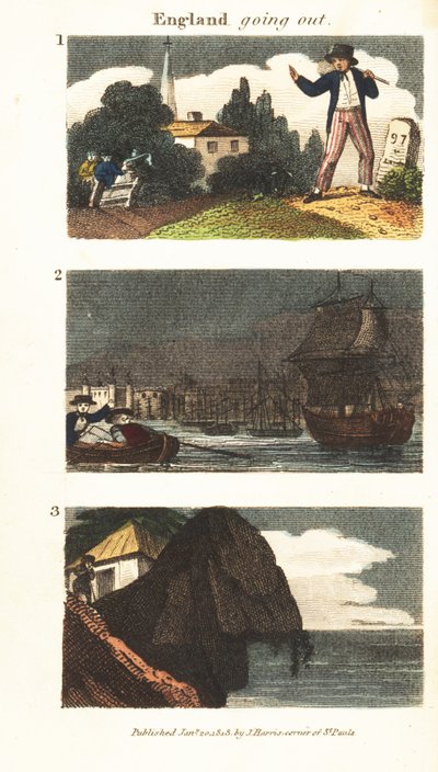 Cenas na Inglaterra, era Regency de English School