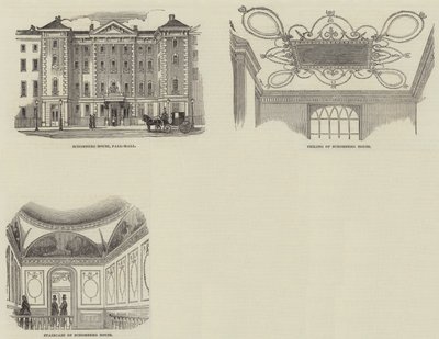 Schomberg House, Pall Mall (gravura) de English School