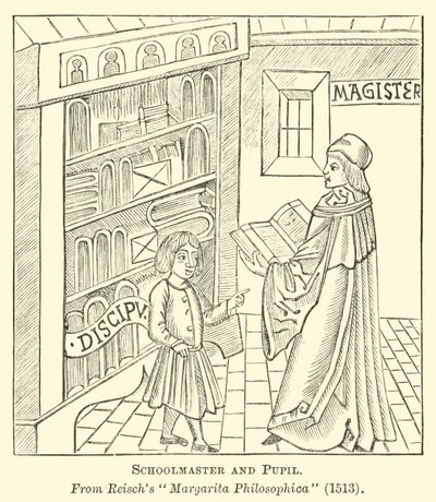Professor e aluno de English School