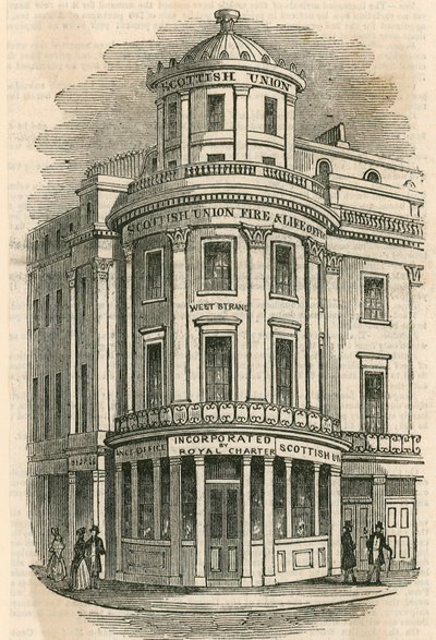 Companhia de Seguros da União Escocesa, The Strand, Londres de English School