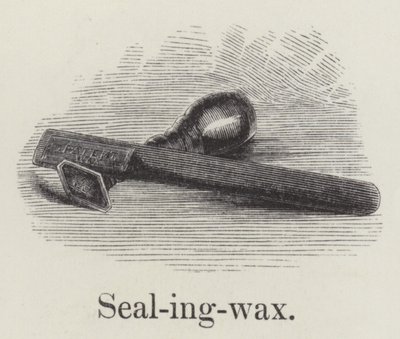 Cera de selagem (gravura) de English School