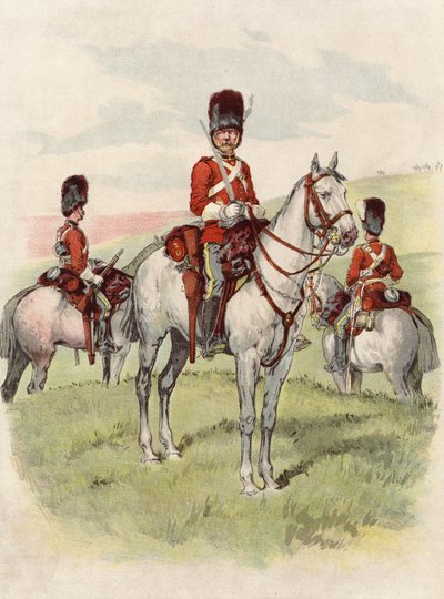 Segundo Dragões, Royal Scots Greys (chromolitho) de English School