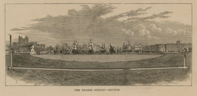 Seção do metrô Thames de English School