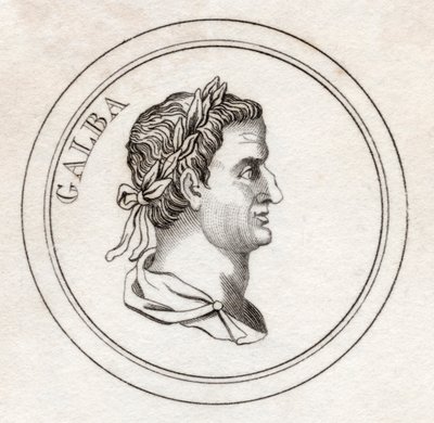 Sulpício Galba, do Dicionário Histórico de Crabb, publicado em 1825 de English School
