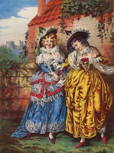Shakespeare: As Alegres Mulheres de Windsor (cromolitografia) de English School