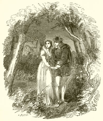 Shakspere com sua esposa para ser de English School