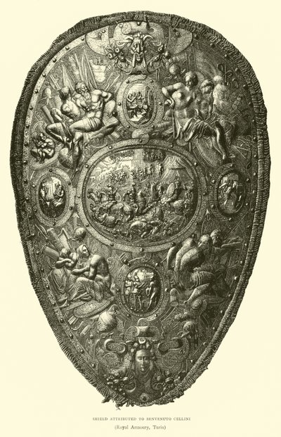 Escudo atribuído a Benvenuto Cellini de English School