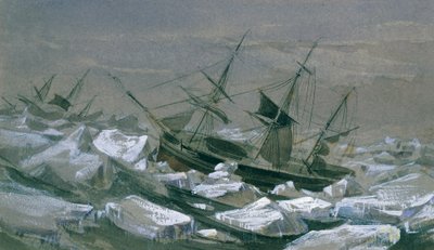 Envio de James Clark Ross com os navios 