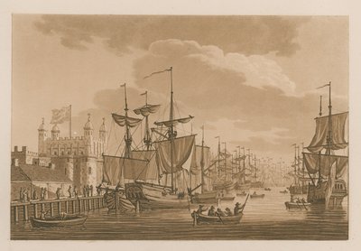 Navios e barcos no rio Tamisa de English School