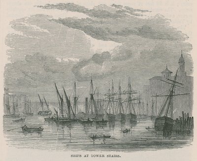 Navios, em, torre, escadas de English School