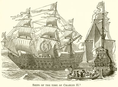 Navios do Tempo de Carlos II de English School