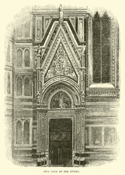 Porta lateral do Duomo de English School