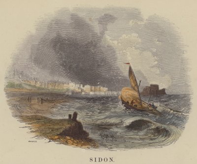 Sidon (gravura colorida) de English School