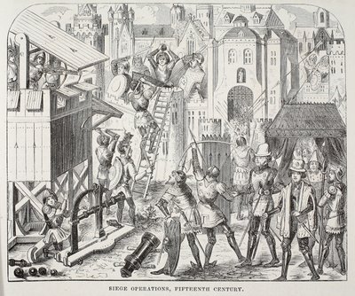Operações de cerco, século XV de English School