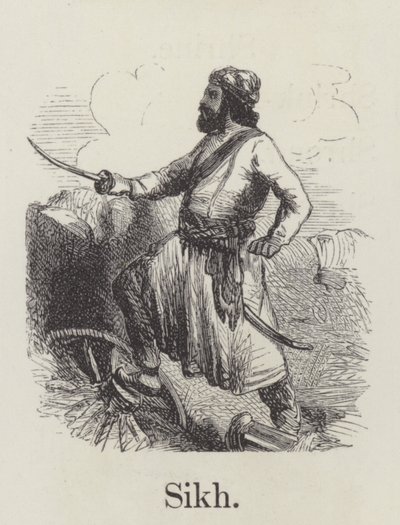 Sikh (gravura) de English School