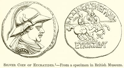 Moeda de Prata de Eucratides de English School