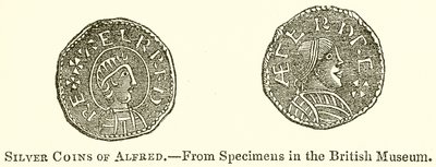 Moedas de prata de Alfred de English School