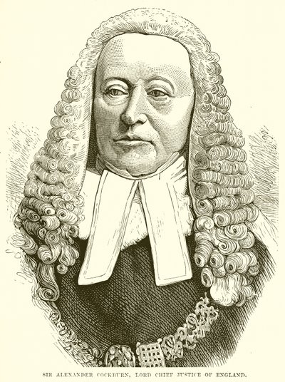 Sir Alexander Cockburn, Lord Chief Justice da Inglaterra de English School