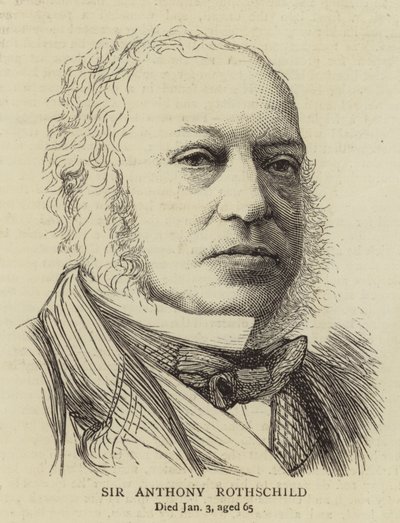 Sir Anthony Rothschild (gravura) de English School