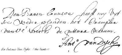Sir Antonio Van Dyke, (o pintor) de English School